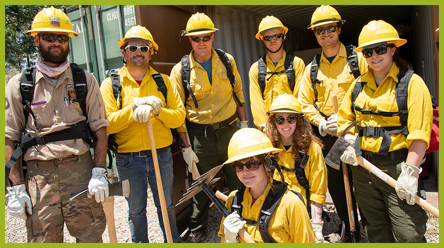 Fire Science Student Group Photograph